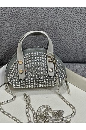 کیف دوشی طوسی زنانه ESTUTE - کد 904706851