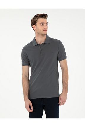 پولوشرت طوسی مردانه %100 پنبه Pierre Cardin - کد 904712119