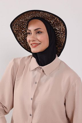 کلاه شنای حجاب مشکی زنانه Aisha
