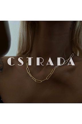 گردنبند استیل ( فولاد ) زرد استیل ضد زنگ CSTRADA - کد 904712467