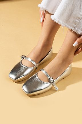 بابت زنانه چرم مصنوعی Pembe Potin - کد 904711940