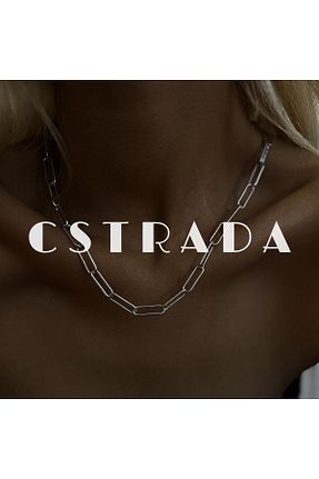 گردنبند استیل ( فولاد ) طوسی استیل ضد زنگ CSTRADA - کد 904712366