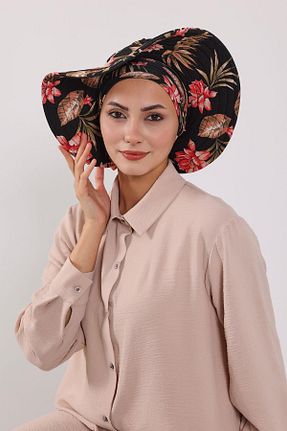 کلاه شنای حجاب مشکی زنانه Aisha