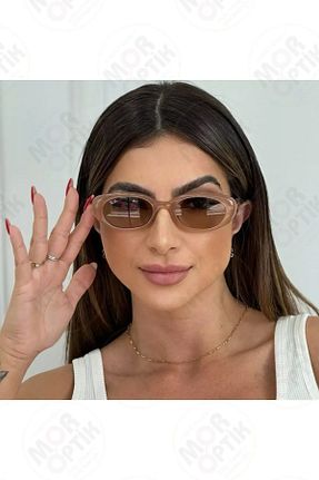عینک آفتابی بژ زنانه 53 Ray-Ban - کد 904917581