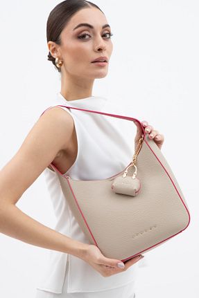 کیف دوشی قهوه ای زنانه چرم مصنوعی Sisley - کد 904714679