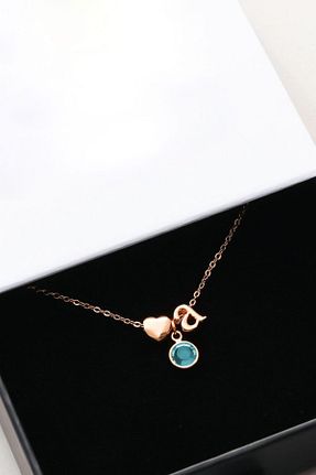 گردنبند نقره صورتی زنانه 925 عیار Papatya Silver - کد 248217399