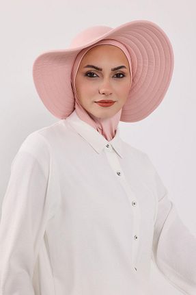 کلاه شنای حجاب صورتی زنانه Aisha