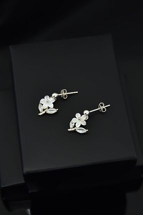 گوشواره نقره زنانه 925 عیار Papatya Silver - کد 142292898
