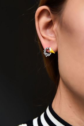 گوشواره نقره زنانه 925 عیار Papatya Silver - کد 167800966