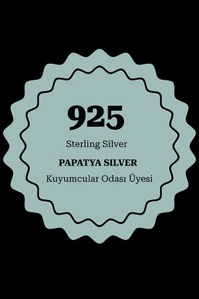 گردنبند نقره طلائی زنانه 925 عیار Papatya Silver - کد 40692743