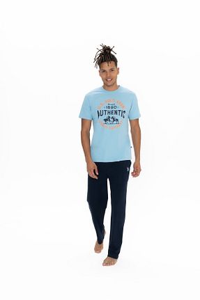 ست لباس راحتی آبی مردانه چاپی U.S. Polo Assn. - کد 904819845