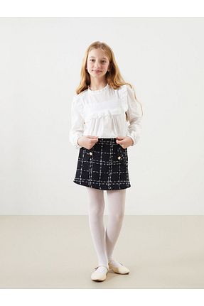 بلوز نباتی بچه گانه ساده LC Waikiki - کد 906199166