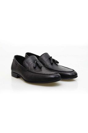 کفش کلاسیک مشکی مردانه چرم خالص Butik - کد 904828148