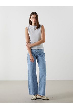 سوئیتر نباتی زنانه تریکو LC Waikiki - کد 905449685