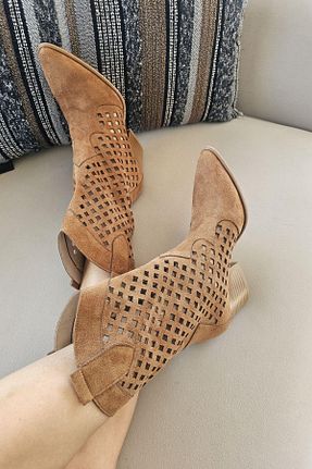 بوت / نیم بوت قهوه ای زنانه Topukla Footwear - کد 904829200