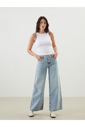 شلوار جین آبی زنانه جین LC Waikiki - کد 923493107