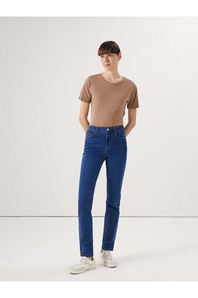 شلوار جین آبی زنانه پاچه ساده LC Waikiki - کد 904829311
