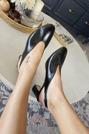 کفش مجلسی مشکی زنانه پاشنه ضخیم Topukla Footwear - کد 904829190