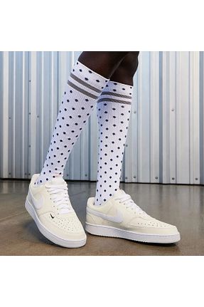 کفش اسنیکر سفید زنانه چرم اصل Nike - کد 904899648