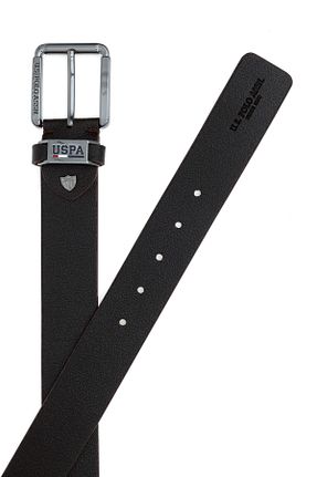 کمربند قهوه ای مردانه چرم مصنوعی U.S. Polo Assn. - کد 904879761