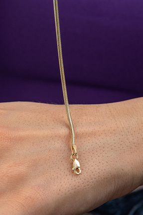 دستبند طلا زرد زنانه 14 عیار Fiyonk Kuyumculuk - کد 901791326