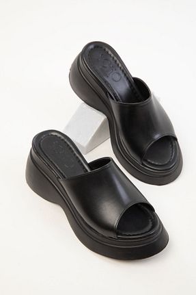 دمپائی مشکی زنانه چرم مصنوعی SOHO - کد 902470581