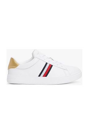 کفش اسنیکر طلائی زنانه بند دار Tommy Hilfiger - کد 873840892