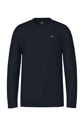 پلیور سرمه ای مردانه ساده Tommy Hilfiger - کد 784762042