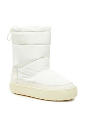 بوت / نیم بوت سفید زنانه پاشنه تخت Tommy Hilfiger - کد 764753215