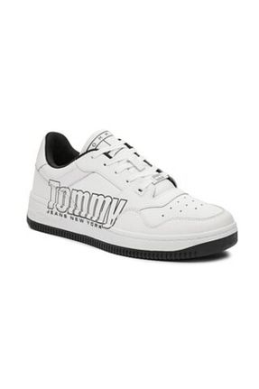 کفش اسنیکر سفید مردانه بند دار Tommy Hilfiger - کد 760351555