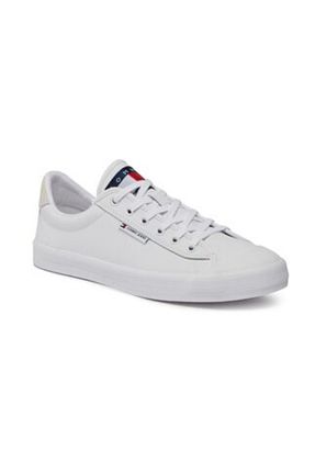 کفش اسنیکر سفید مردانه بند دار Tommy Hilfiger - کد 798213443