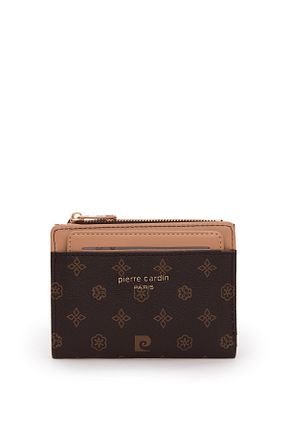 کیف پول قهوه ای زنانه ابعاد کوچک Pierre Cardin - کد 900606796