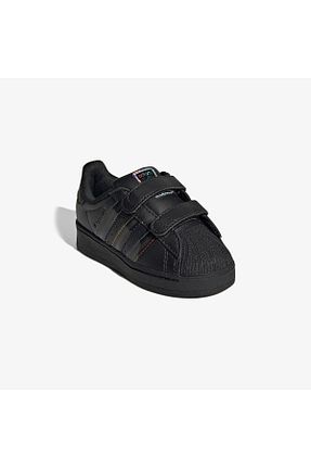 کفش اسنیکر مشکی بچه گانه پارچه ای adidas - کد 902365016