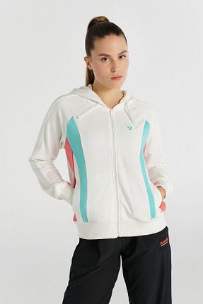 سوئیشرت سفید زنانه رگولار hummel - کد 902957159