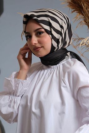 روسری مشکی پنبه ای AFVENTE - کد 700542323