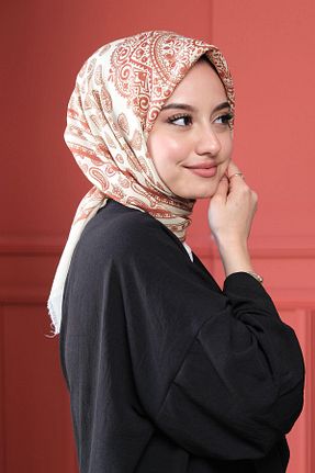 روسری بژ پنبه ای AFVENTE - کد 700533891