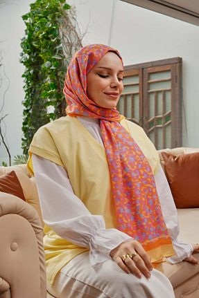 شال صورتی زنانه پنبه پلی استر AFVENTE - کد 816391296
