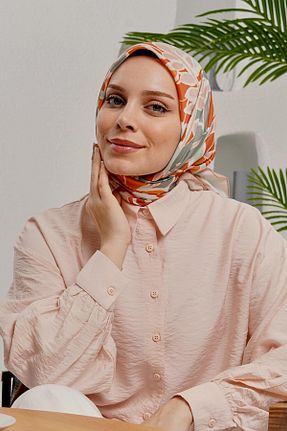 روسری سرمه ای پنبه پلی استر AFVENTE - کد 815854109