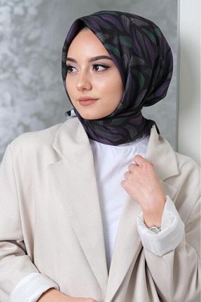 روسری بنفش پنبه ای AFVENTE - کد 218299343