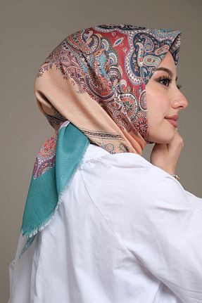 روسری سبز پنبه ای AFVENTE - کد 700566718