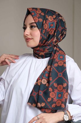 شال سبز زنانه پنبه پلی استر AFVENTE - کد 701480282