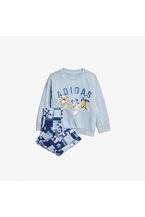 ست گرمکن سرمه ای بچه گانه پنبه ای adidas - کد 888685308
