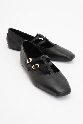 بابت مشکی زنانه چرم خالص luvishoes - کد 902978376