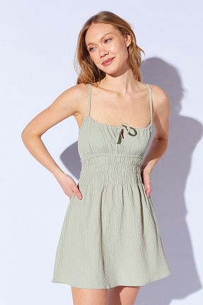 لباس سبز زنانه بافتنی Manche - کد 902974716