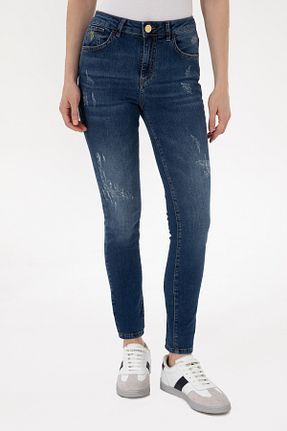 شلوار آبی زنانه پارچه U.S. Polo Assn. - کد 835028951