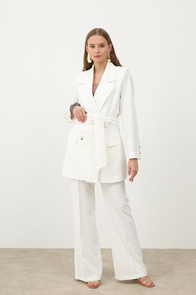 ست بالاتنه و پائین تنه نباتی زنانه بافتنی MAXMU - کد 903004921