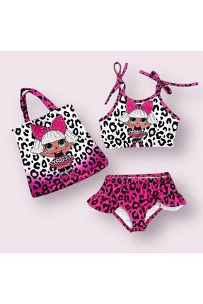 ست بیکینی رنگی بچه گانه حوله Arya Nisa Kids - کد 897246249