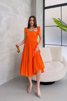 لباس نارنجی زنانه بافتنی ASEDE - کد 903024669