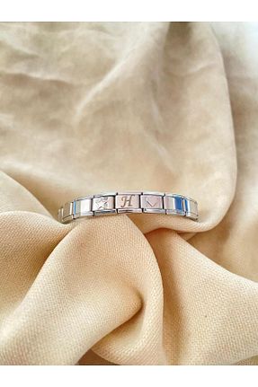 دستبند استیل (فولاد) متالیک زنانه استیل (فولاد) bijoux uniques - کد 903041381