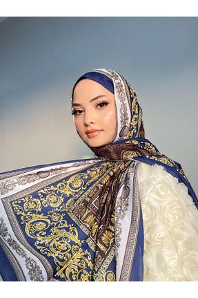 شال سرمه ای زنانه Misipek Şal & Eşarp - کد 903038965